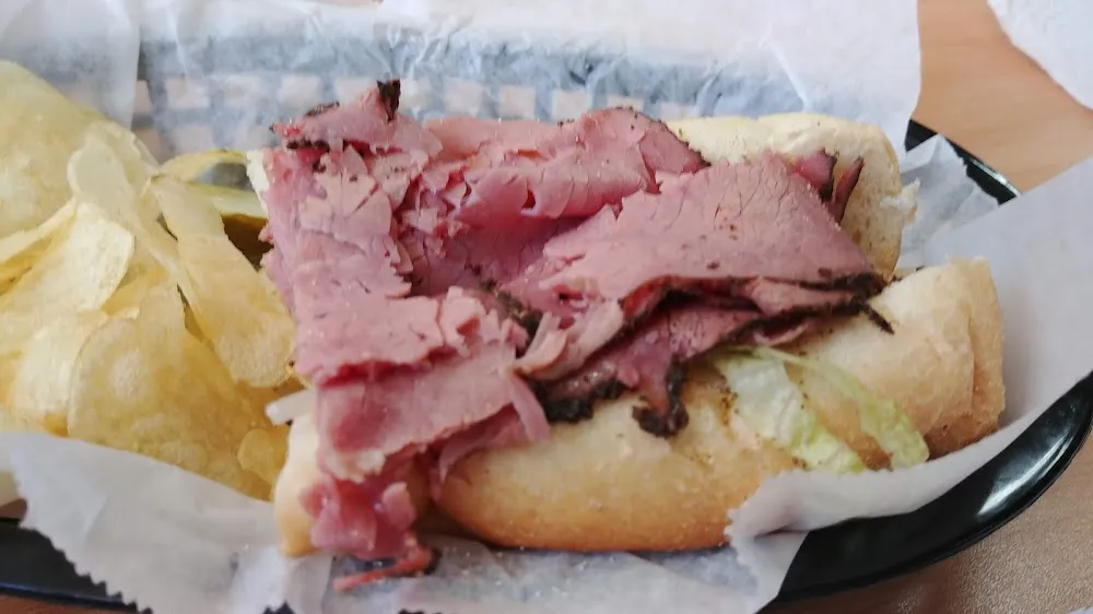Hot Pastrami Sandwich